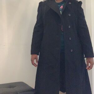 Vintage Worumbo wool long trench coat